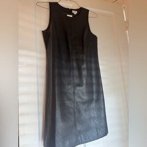 J. Crew Black Leather Dress NWT